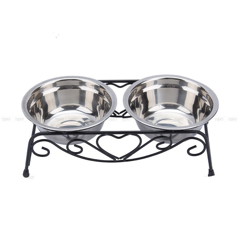 High-End Dual-Use Stainless Steel Pet Bowl